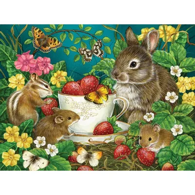 Imagen del producto de COBBLE HILL - Puzzle "Süßes Obst" XL, 275 piezas