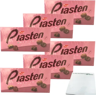 Produktbild von Piasten Pralinenmischung Premium Praline Selection 6er Pack (6x400g Packung) + usy Block