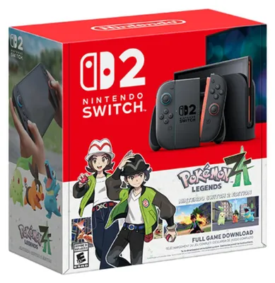 Produktbild von Nintendo Switch 2 Schwarze Konsole + Pokémon Legends: ZA