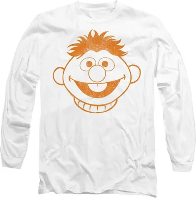 Produktbild von Sesame Street - T-Shirt für Herren/Damen Uni, Langärmlig TV28078 (XL) (Weiß)