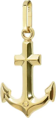 Produktbild von Maritim Anker Kettenanhänger 17x11mm Glücksbringer 8 Karat 333 Gelbgold 9264