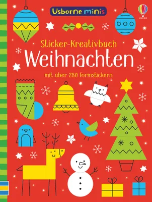 Immagine prodotto di VERLAG: USBORNE VERLAG Usborne Minis - Sticker-Kreativbuch: Weihnachten