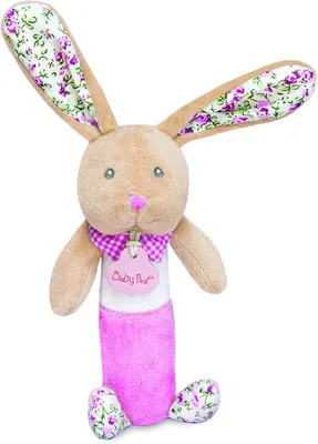 Produktbild von Rassel Hase Pupi in Rosa