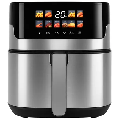 Produktbild von Heißluftfritteuse 6,5 Liter, 2200W, 10-in-1 Airfryer, Air fryer, WiFi-Steuerung, Spülmaschinenfeste Körbe, Grillen, Backen, Warmhalten, Retoo