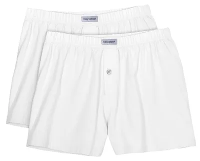 Produktbild von Boxershorts 2er Pack weiß Ceceba Übergröße