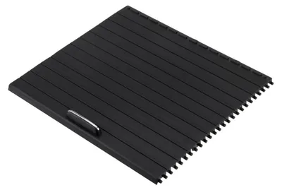 Produktbild von Rollo für Mittelkonsole (Getränkehalter) passend für Mercedes ML W166, GL/GLS X166, GLE Coupé C292, Schwarz