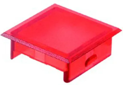 Produktbild von Georg Schlegel Kalotte, flach transparent Farbe rot Leuchtfeld glatt Ausführung beschreib- und beleuchtbar - 1 Stück