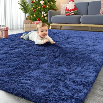 Obrázok produktu pre Omgoods – Mäkká, strojovo umývateľná podložka podlahy, 80 x 150 cm, vhodná do obývačky a detskej izby