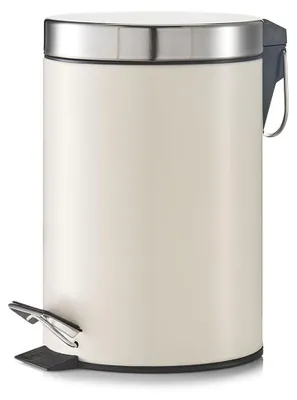 Produktbild von Zeller Treteimer, 3 Liter, creme, Ø17 x 26 cm, 18218