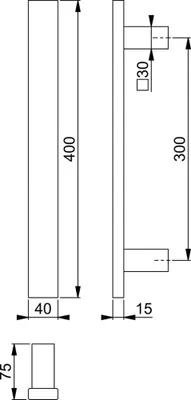 Zdjęcie produktu dla Uchwyt pałąkowy E5726 600/400 z mocowaniem 1102
