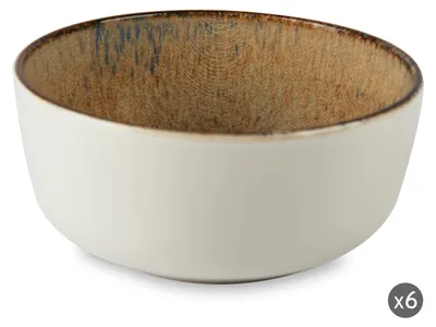 Produktbild von Excelsa Set Von 6 Schalen Demetra Keramik 14,5X6,5 Cm Bunt
