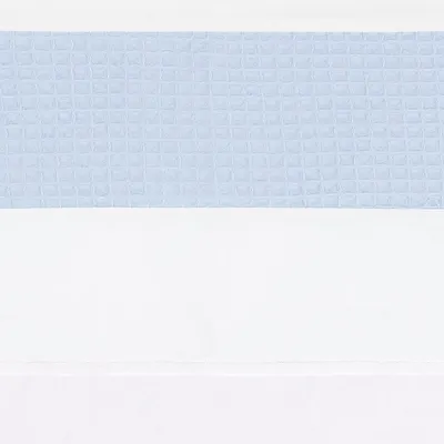 Produktbild von Bink Bedding Pique Babylaken Blue 75 x 100 cm | Bettwäsche Wiege