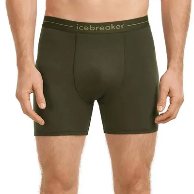 Produktbild von Icebreaker Anatomica Boxershorts Grün,Grau L Mann Grün,Grau L