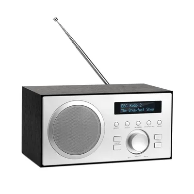 Produktbild von DAB+/FM Radio mit Bluetooth digitales Küchenradio mit Holzgehäuse - August MB420