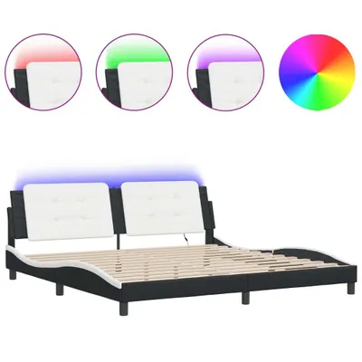 Produktbild von VidaXL 3214136, Schwarz, Weiß, 2,05 m, 2,18 m, 74,5 cm, 2000 x 2000 mm, 1 Stück(e)