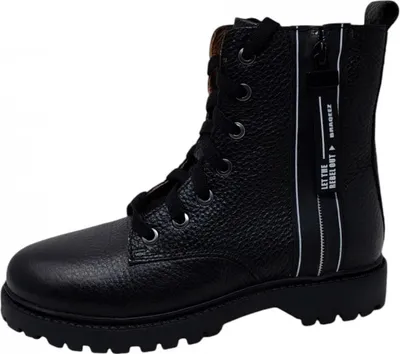 Image de Braqeez Bottes à lacets Noir