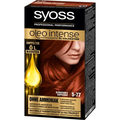 Produktbild von Syoss, Oleo Intense, Haarfarbe, leuchtendes Kupferrot, 115 ml