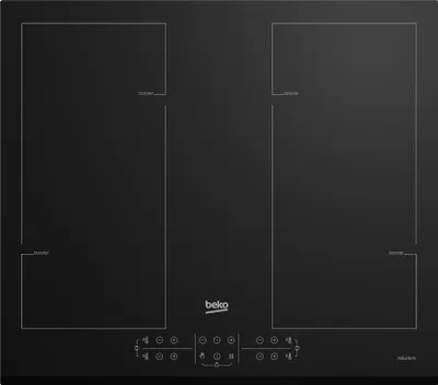 Zdjęcie produktu dla BEKO HII64206F2MT, Czarny, Zintegrowany, 60 cm, Płyta indukcyjna, Szkło, 4 strefy