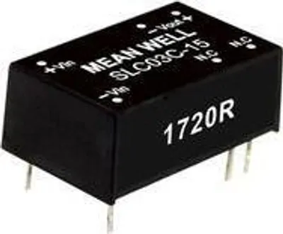 Zdjęcie produktu dla Mean Well SLC03A-12 Moduł przetwornicy DC/DC 250 mA 3 W Liczba wyjść: 1 x (SLC03A-12)