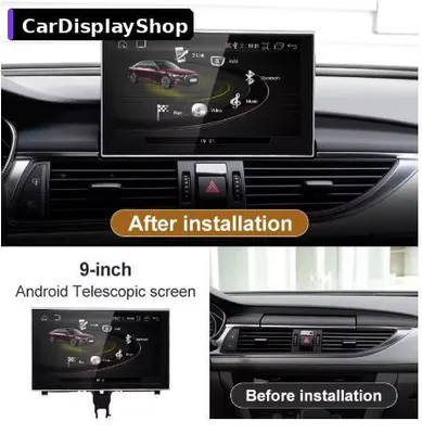 Produktbild von 9 Zoll Android 14 Display für Audi A6 C7 2012–2018 HN+R Snapdragon 665 8 GB/256 GB CarPlay & Android Auto