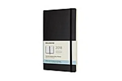 Immagine prodotto di Quaderno mensile Moleskine, formato grande, anno 2018