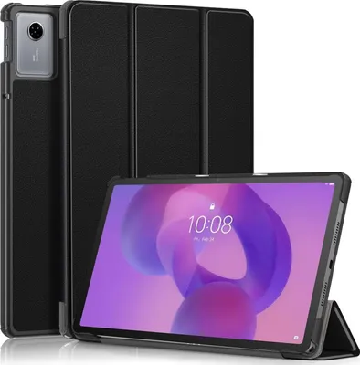 Produktbild von Für Lenovo Idea Tab 11 Zoll 3folt Wake UP Smart Cover Tablet Tasche Hülle Schwarz