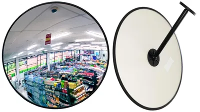 Immagine prodotto di Solidchoice - Specchio di sicurezza convesso da 60 cm per una maggiore visibilità