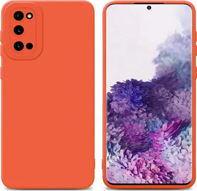 Obrázek produktu pro Cadorabo Case for Samsung Galaxy S20 Protective Case in Orange TPU Silicone Etui Case Kryt mobilního telefonu