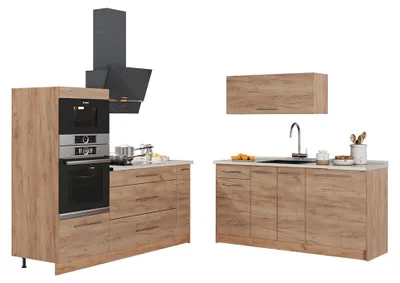 Obrázok produktu pre Kuchyňa Vicco Fame-Line Dub Goldkraft/Dub Goldkraft 340 cm, AP Oak, Model 63702