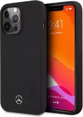Produktbild von Mercedes Mehmp13Xsilbk Iphone 13 Pro Max 6,7 Czarny/Schwarz Hardcase Silikon Magsafe