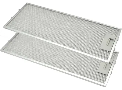 2x Metall-Fettfilter 456x185 mm für Dunstabzugshauben