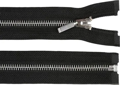 Zdjęcie produktu dla Zamek metalowy 65 cm ( 1 szt ) Srebrny