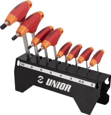 Obrázok produktu pre Unior 193HX-US.1 T-Griff Innensechskantschlüssel-Set, HX2-HX10/8