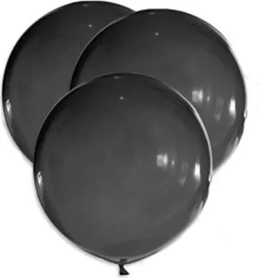 Immagine prodotto di Palloncini decorati 5 pezzi neri 47cm - taglia unica