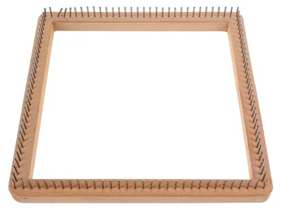 Produktbild von Quadratischer Holz-Webrahmen für Strickprojekte