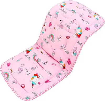Productafbeelding van Famanu babyzitkussen, 32 x 80 cm - gemaakt van 100% katoen, zacht en omkeerbaar