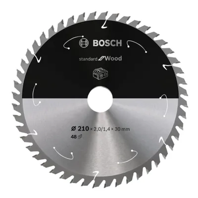 Immagine prodotto di Standard per legno Lama circolare Bosch Professional 210 x 30 x 1,7 mm 48 denti ( 2608837714 )