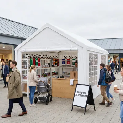 Image de ACXIN 3MX4M Blanc : Pavillon de jardin multifonctionnel avec une structure en acier robuste, un toit étanche et un montage rapide, idéal pour les fêtes de jardin et les mariages