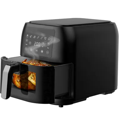 Produktbild von Heißluftfritteuse XXL Air Fryer 8,5L - Heissluftfritteuse mit Sichtfenster | Friteuse Airfryer, 7 Programmen, 1700W, Platzsparend und leiser Betrieb