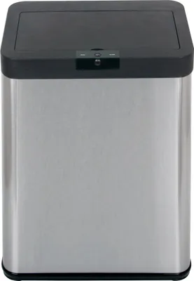 Produktbild von Echtwerk EW-AE-02088 Sensor-Abfalleimer ''SQUARE'', Edelstahl, Schwarz, 40.3 x 25.3 x 57.4 cm