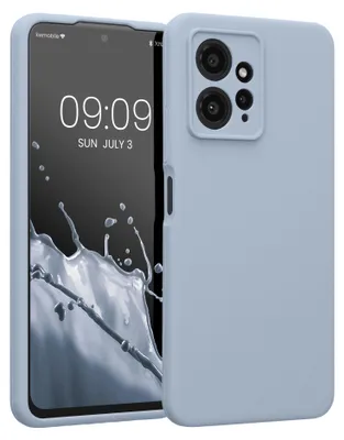 Produktbild von kwmobile Hülle kompatibel mit Xiaomi Redmi Note 12 (4G) - Hülle Silikon gummiert - Handyhülle - Handy Case in Hellblau matt