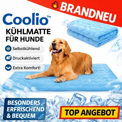 Produktbild von Coolio™ Kühlmatte für Hunde – Selbstkühlend, Druckaktiviert & Extra Komfort!