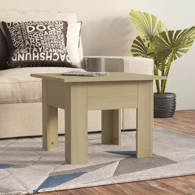 Obrázok produktu pre vidaXL Konferenčný stolík Sonoma Oak 55x55x42 cm odvodený výrobok z dreva