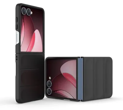 Produktbild von Für Samsung Galaxy Z Flip7 5G Magic Shield Serie Kunststoff Schutz Hülle Schwarz