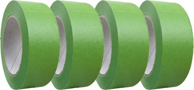 Obrázek produktu pro 4 role profesionální+ jemně krepovaná páska zelená 50 mm x 50 m