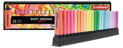 Immagine prodotto di STABILO BOSS ORIGINAL evidenziatore 23 pz Punta smussata Multicolore