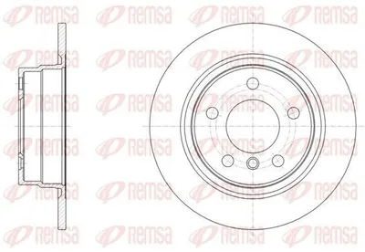 Produktbild von 2x REMSA Bremsscheibe 61450.00 hinten für BMW 1 Schrägheck (F20) 2 Cabrio (F23)