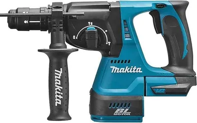 Produktbild von Makita DHR243ZJ, Lithium-Ion (Li-Ion), 18V, 8,5 cm, 35,3 cm, 21,3 cm, Schwarz, Blau
