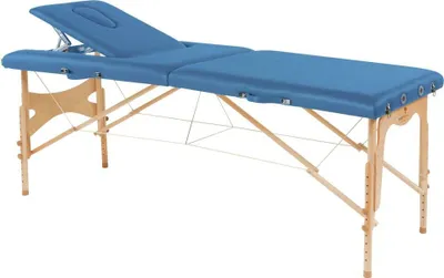 Image de Table de traitement, table de massage, table pliable, mobile, hauteur 57-85 cm, en bois, couleur:52 lilas