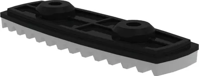 Produktbild von Günzburger Steigtechnik 2x nivello-Fußplatte für glatte Untergründe für Holmhöhe 85 / 98 mm - 019212